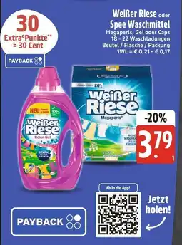 Edeka Weißer riese oder spee waschmittel Angebot