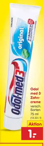 Netto Marken-Discount Odol-med 3 zahncreme Angebot