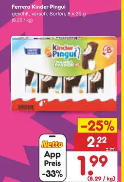 Netto Marken-Discount Ferrero kinder pingui Angebot