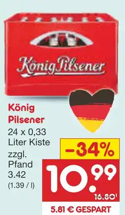 Netto Marken-Discount König pilsener Angebot
