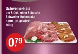 V Markt Schweine-hals am stück, ohne bein Angebot