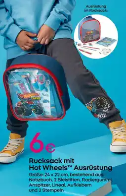 PEPCO Rucksack mit Hot Wheels Ausrüstung Angebot