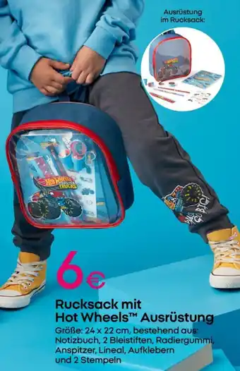 PEPCO Rucksack mit Hot Wheels Ausrüstung Angebot
