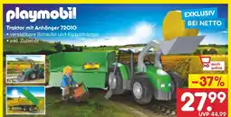 Netto Marken-Discount Playmobil traktor mit anhänger 72010 Angebot