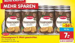 Netto Marken-Discount Beste ernte champignons 3. wahl geschnitten Angebot