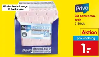 Netto Marken-Discount Priva 3d schwammtuch Angebot