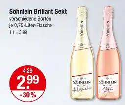 V Markt Söhnlein brillant sekt halbtrocken Angebot