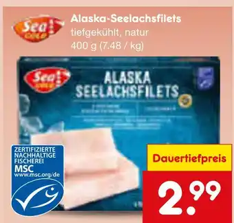 Netto Marken-Discount Sea gold alaska-seelachsfilets Angebot