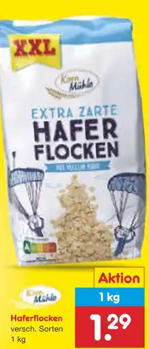 Netto Marken-Discount Korn mühle haferflocken Angebot