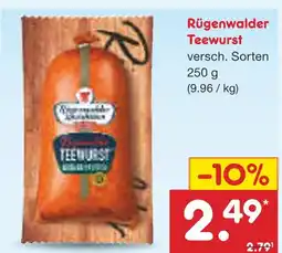 Netto Marken-Discount Rügenwalder teewurst Angebot