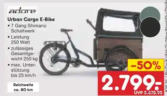 Netto Marken-Discount Adore urban cargo e-bike Angebot