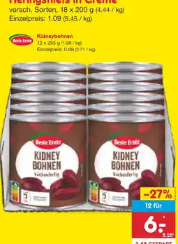 Netto Marken-Discount Beste ernte kidneybohnen Angebot
