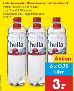 Netto Marken-Discount Hella nearwater mineralwasser mit geschmack Angebot