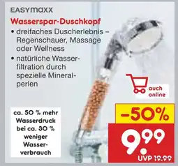 Netto Marken-Discount Easymaxx wasserspar-duschkopf Angebot