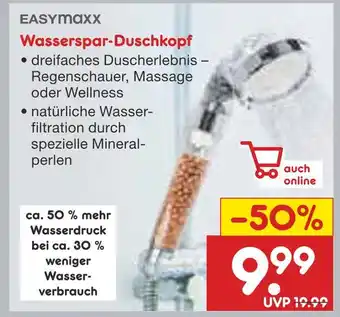 Netto Marken-Discount Easymaxx wasserspar-duschkopf Angebot