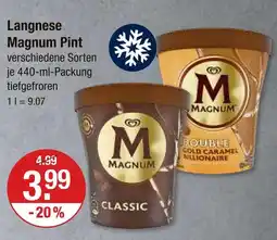 V Markt Langnese magnum classic Angebot