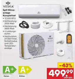 Netto Marken-Discount Veska split klimaanlage komplettset Angebot