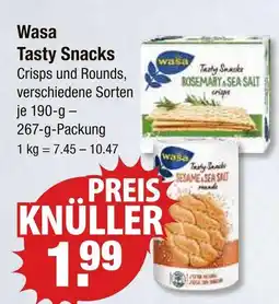 V Markt Wasa tasty snacks rosemary & sea salt Angebot