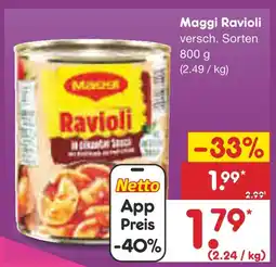 Netto Marken-Discount Maggi ravioli Angebot