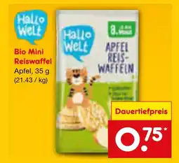 Netto Marken-Discount Hallo welt bio mini reiswaffel Angebot