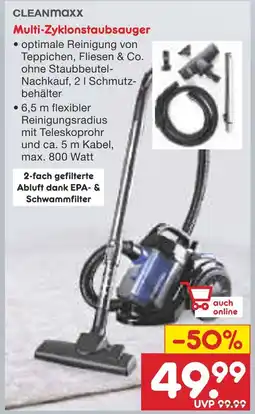 Netto Marken-Discount Multi-zyklonstaubsauger Angebot