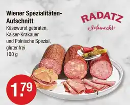 V Markt Radatz wiener spezialitäten-aufschnitt Angebot