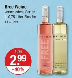 V Markt Bree weine free Angebot