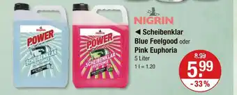 V Markt Nigrin scheibenklar blue feelgood Angebot