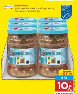 Netto Marken-Discount Dreimaster bratröllchen Angebot