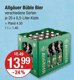 V Markt Allgäuer büble bier Angebot