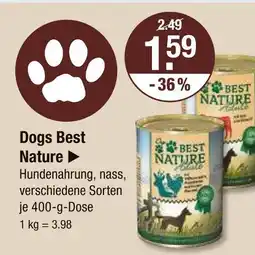 V Markt Dogs best nature Angebot