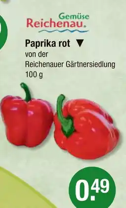 V Markt Gemüse reichenau paprika rot Angebot
