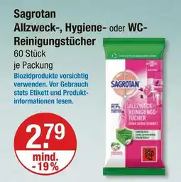 V Markt Sagrotan allzweck-reinigungstücher Angebot