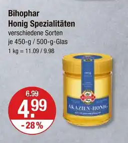 V Markt Bihophar honig spezialitäten Angebot