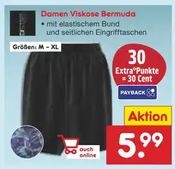 Netto Marken-Discount Damen viskose bermuda Angebot