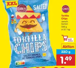 Netto Marken-Discount Clarkys tortilla chips Angebot