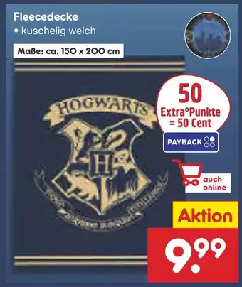 Netto Marken-Discount Fleecedecke Angebot