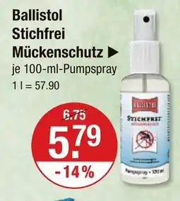 V Markt Ballistol stichfrei mückenschutz Angebot