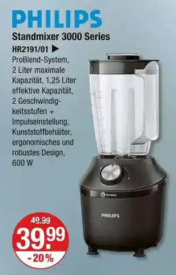 V Markt Philips standmixer 3000 series Angebot