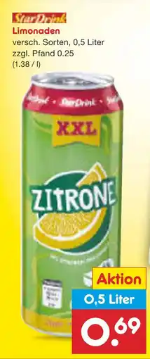 Netto Marken-Discount Star drink limonaden Angebot