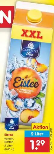 Netto Marken-Discount Captain's tea eistee Angebot