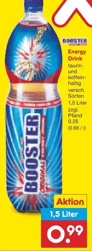 Netto Marken-Discount Booster energy drink Angebot