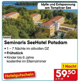 Netto Marken-Discount Seminaris seehotel potsdam Angebot