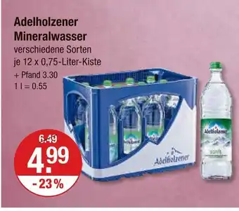 V Markt Adelholzener mineralwasser Angebot