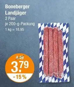 V Markt Boneberger landjäger Angebot