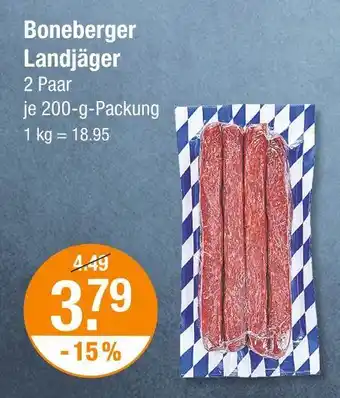V Markt Boneberger landjäger Angebot