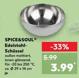 Kaufland Spice&soul edelstahl-schüssel Angebot