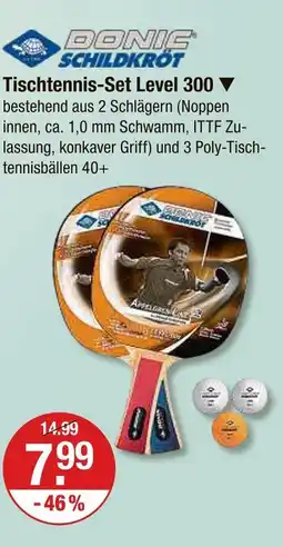 V Markt Donic schildkröt tischtennis-set level 300 Angebot