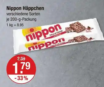 V Markt Nippon nippon häppchen Angebot