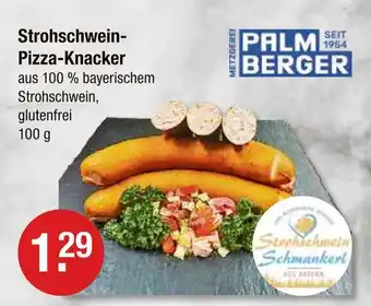 V Markt Palmberger strohschwein-pizza-knacker Angebot